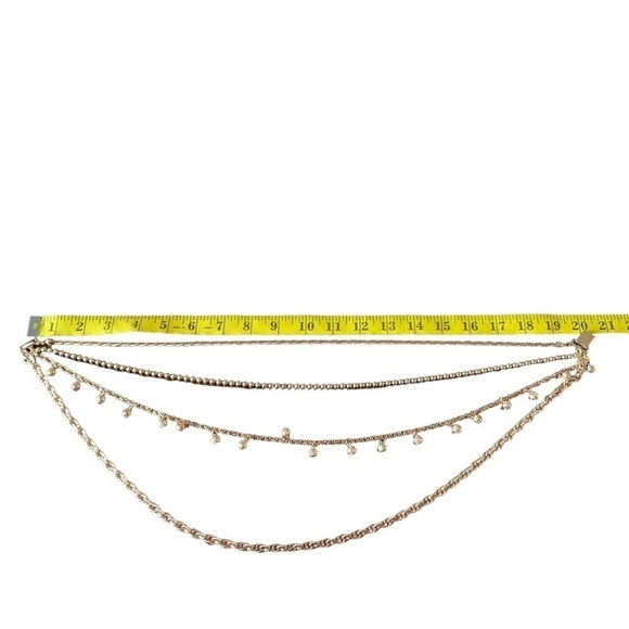 Napier Vintage Four Strand Goldtone Necklace - Picture 15 of 16